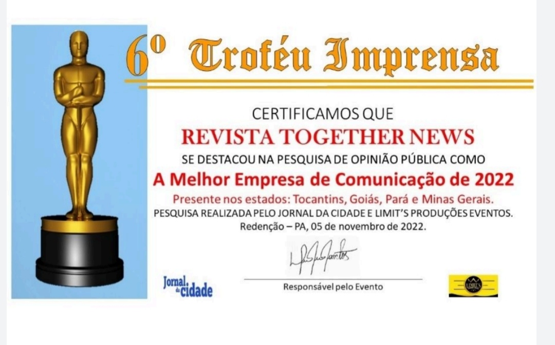 Revista Together News na 6° Edição do Troféu Imprensa, em Redenção (PA)